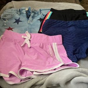 4 pairs girls shorts